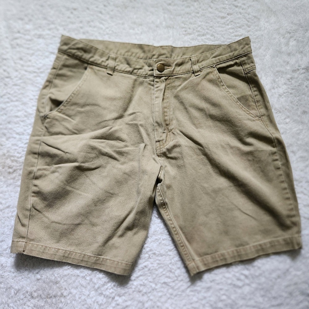 Mier Khaki Chino Shorts Tan Outdoor Utility Cotton Blend Size Medium US M